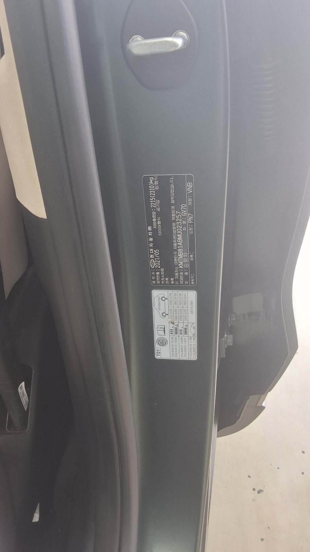 2021 - genesis gv70