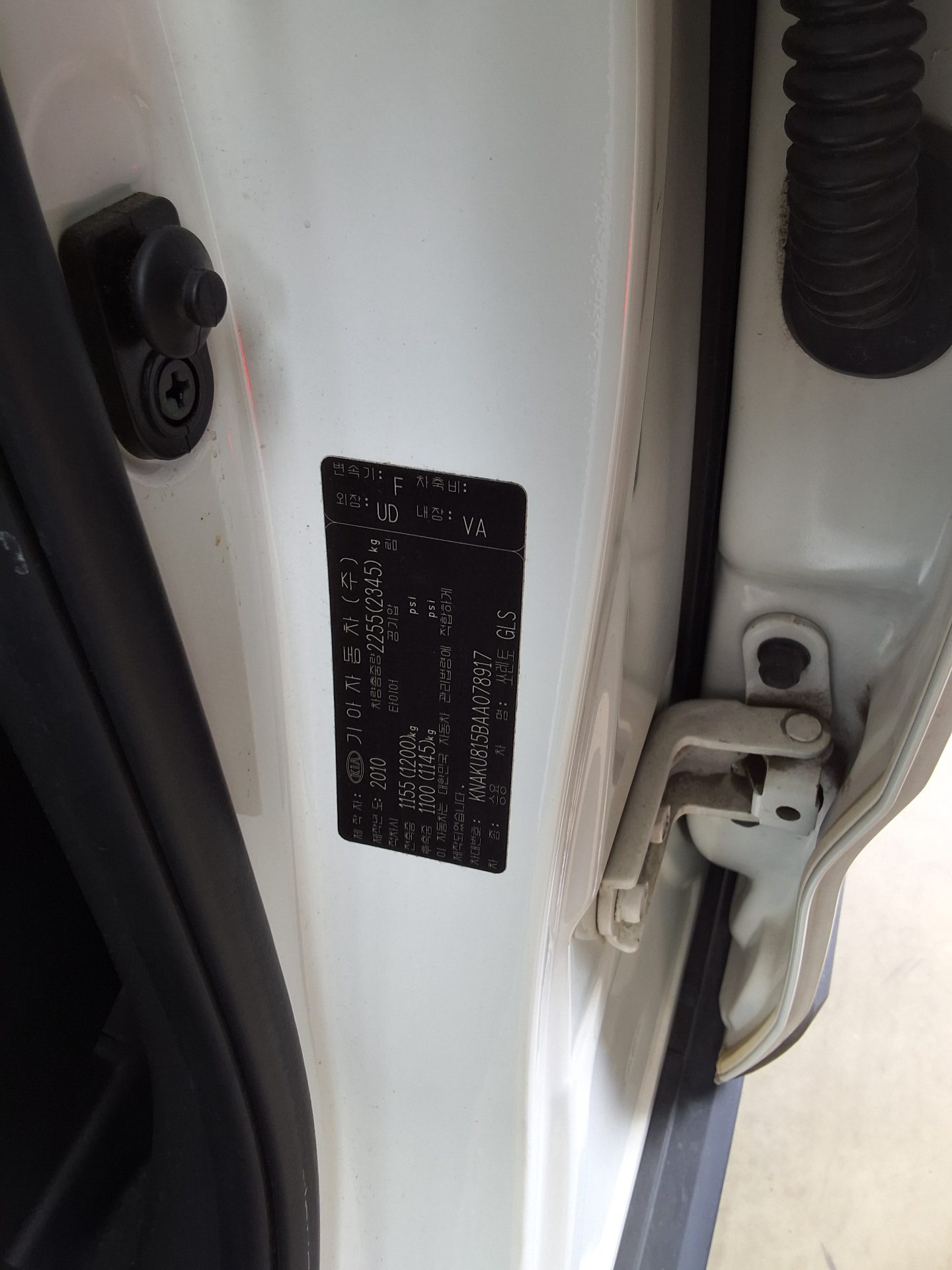2010 - kia sorento