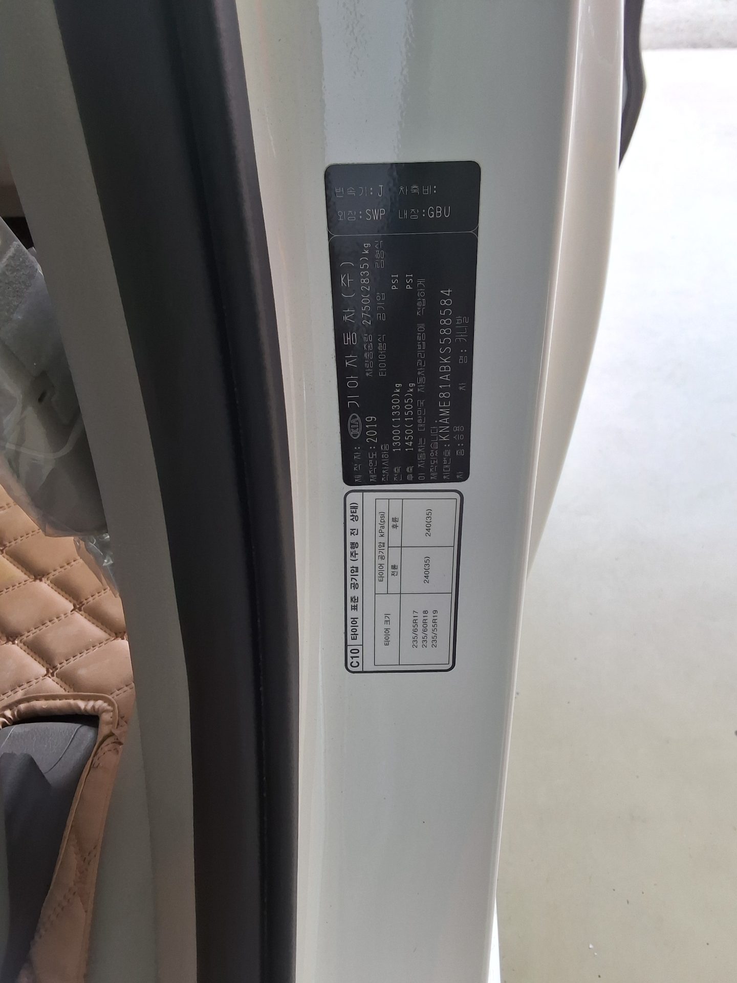 2019 - kia carnival