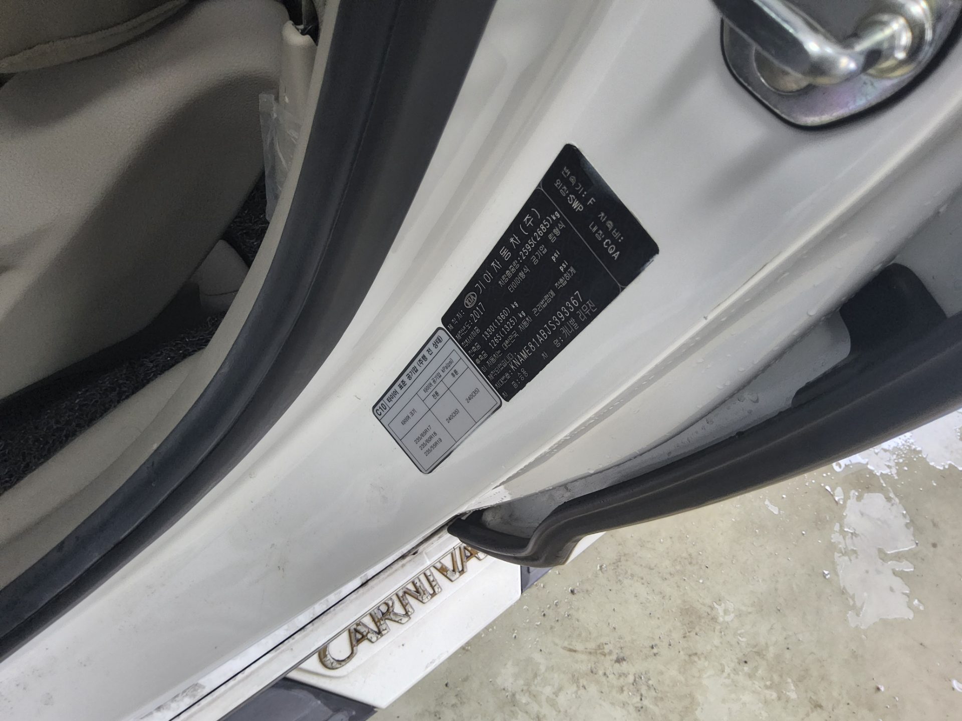 2018 - kia carnival