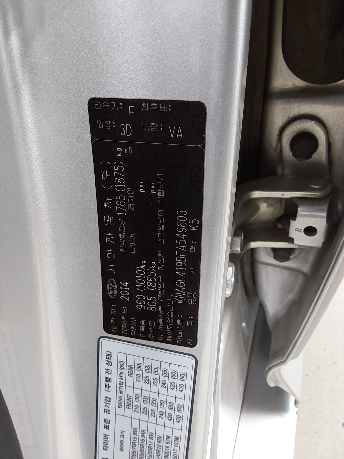 2015 - kia k5