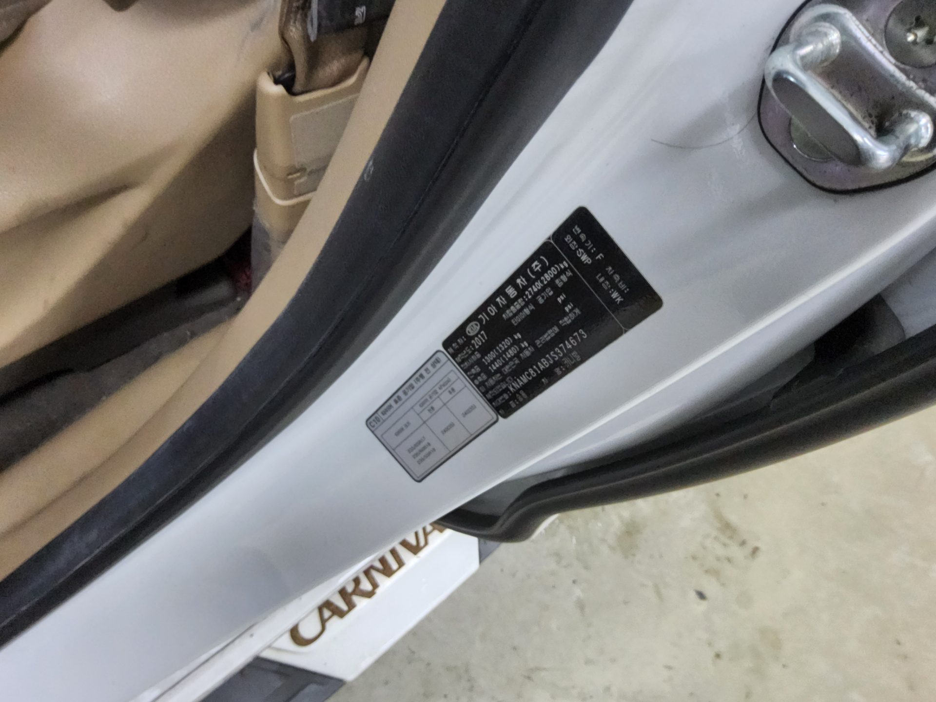 2018 - kia carnival